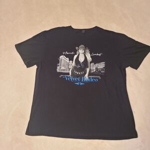Miranda Lambert Velvet Rodeo Graphic Tee  Black Blue Size XL
